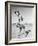 Girls Playing Leapfrog on Beach-Philip Gendreau-Framed Photographic Print