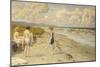 Girls Preparing to Bathe on a Beach-Paul Fischer-Mounted Giclee Print