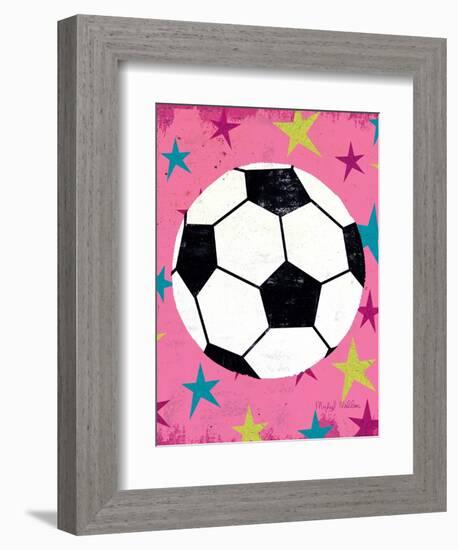 Girls Sports IV-null-Framed Art Print