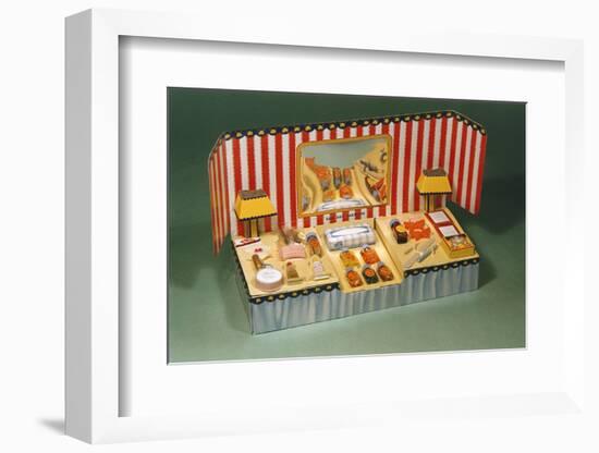 Girls' Toy Cosmetics Set-William P. Gottlieb-Framed Photographic Print