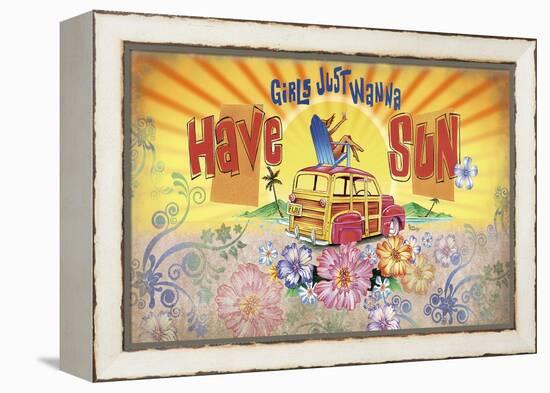 Girls Wanna Sun-James and Kathleen Mazzotta-Framed Premier Image Canvas