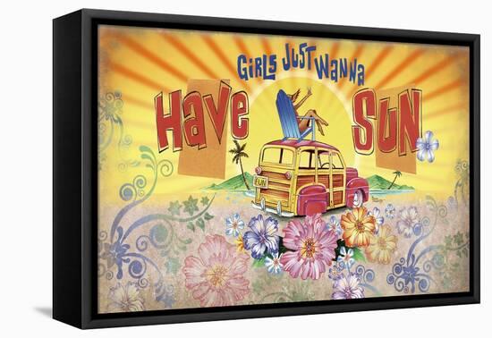 Girls Wanna Sun-James and Kathleen Mazzotta-Framed Premier Image Canvas