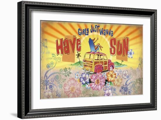 Girls Wanna Sun-James and Kathleen Mazzotta-Framed Giclee Print