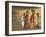 Girls Wearing Sari with Water Jars Walking in the Desert, Pushkar, Rajasthan, India-Keren Su-Framed Photographic Print