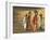 Girls Wearing Sari with Water Jars Walking in the Desert, Pushkar, Rajasthan, India-Keren Su-Framed Photographic Print