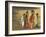 Girls Wearing Sari with Water Jars Walking in the Desert, Pushkar, Rajasthan, India-Keren Su-Framed Photographic Print