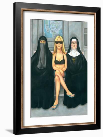 Girls Will Be Girls, 2007 (Acrylic on Illustration Board)-Anita Kunz-Framed Giclee Print