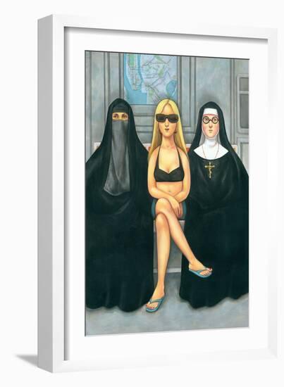Girls Will Be Girls, 2007 (Acrylic on Illustration Board)-Anita Kunz-Framed Giclee Print