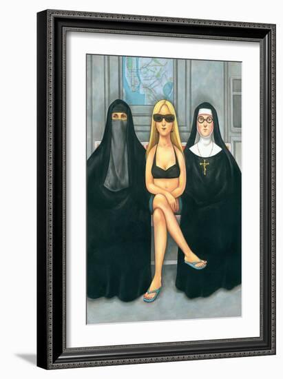 Girls Will Be Girls, 2007 (Acrylic on Illustration Board)-Anita Kunz-Framed Giclee Print