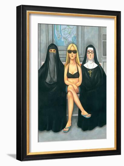 Girls Will Be Girls, 2007 (Acrylic on Illustration Board)-Anita Kunz-Framed Giclee Print