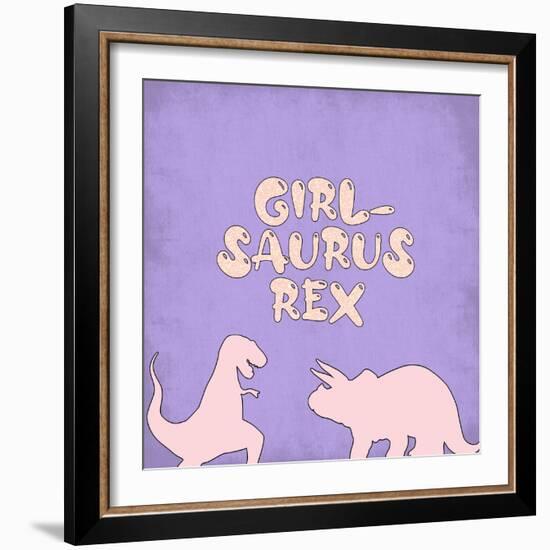 Girlsaurus Rex-Adebowale-Framed Art Print