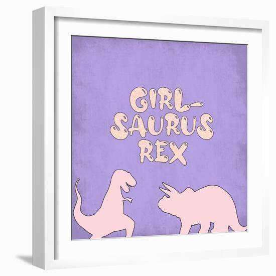 Girlsaurus Rex-Adebowale-Framed Art Print