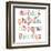 Girly Alphabet Set-Pink Pueblo-Framed Art Print