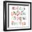 Girly Alphabet Set-Pink Pueblo-Framed Art Print