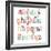 Girly Alphabet Set-Pink Pueblo-Framed Art Print