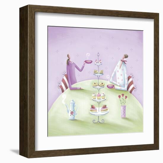 Girly Gossip-Jo Parry-Framed Giclee Print