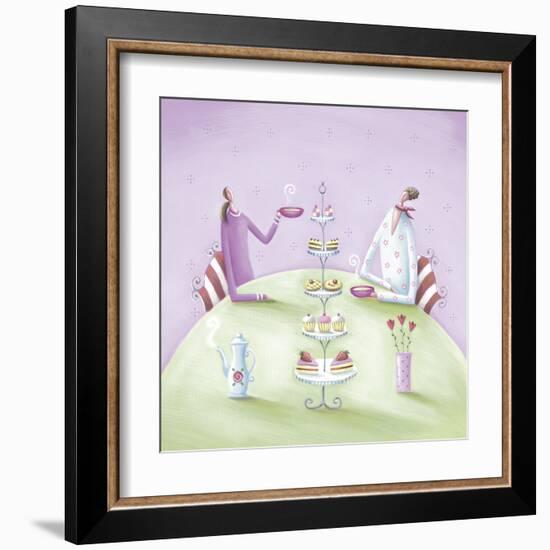 Girly Gossip-Jo Parry-Framed Giclee Print