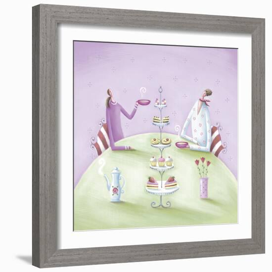 Girly Gossip-Jo Parry-Framed Giclee Print