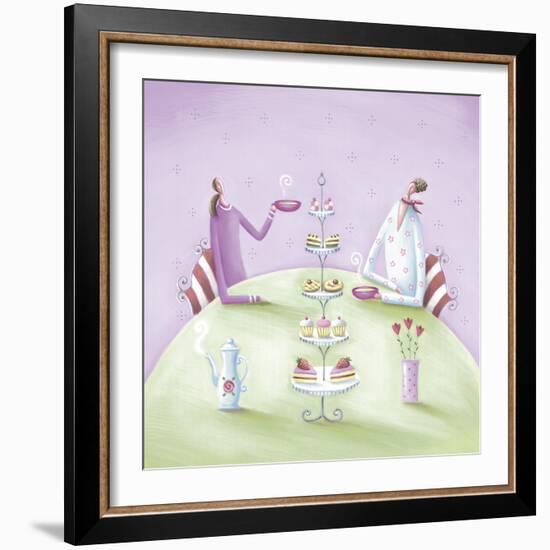 Girly Gossip-Jo Parry-Framed Giclee Print