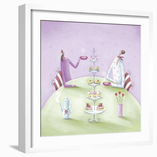 Girly Gossip-Jo Parry-Framed Giclee Print