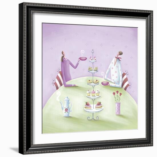 Girly Gossip-Jo Parry-Framed Giclee Print