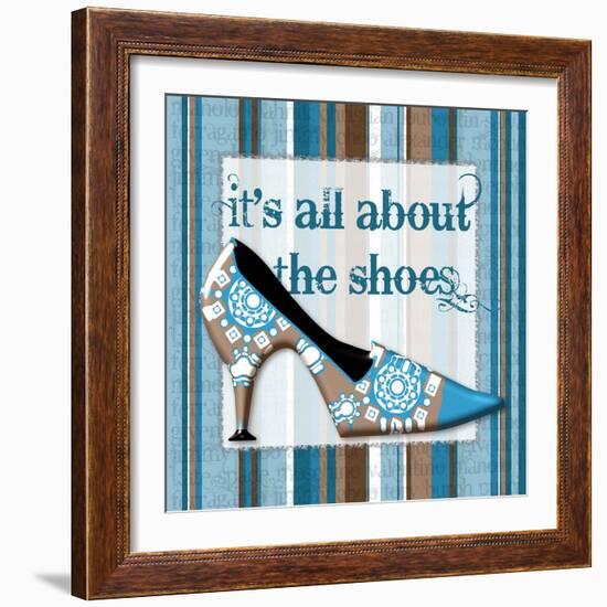 Girly Shoe I-Sylvia Murray-Framed Art Print