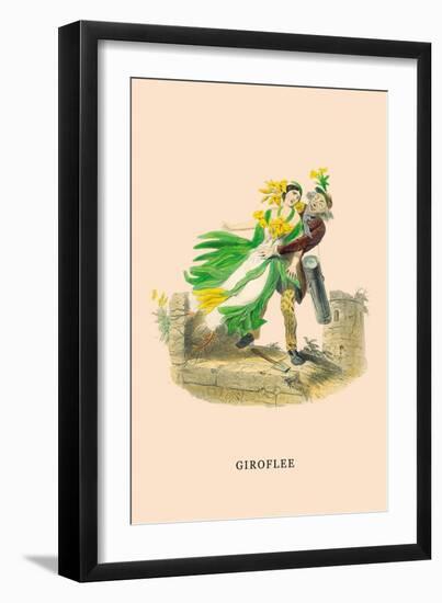 Giroflee-J.J. Grandville-Framed Art Print