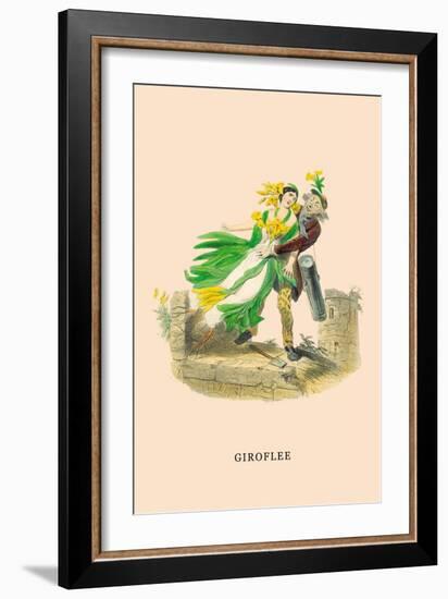 Giroflee-J.J. Grandville-Framed Art Print