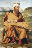 King David Playing a Psaltery-Girolamo Da Santa Croce-Framed Giclee Print
