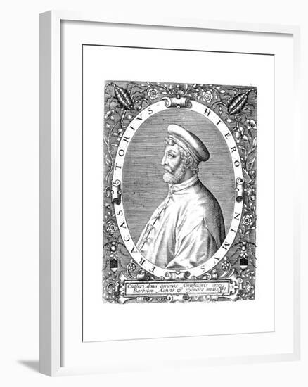 Girolamo Frascatoro, Italian Physician, Poet and Astronomer, Late 16th Century-Theodor de Bry-Framed Giclee Print