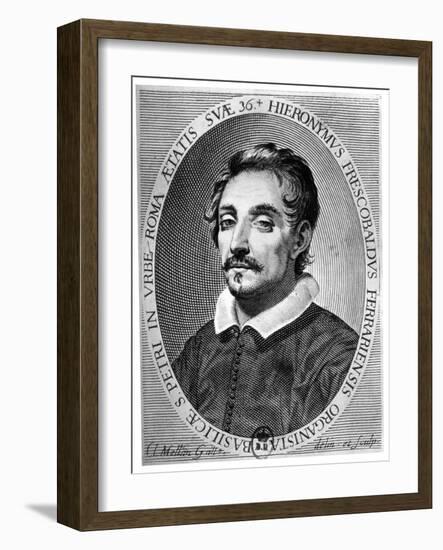 Girolamo Frescobaldi (1583 - 164) Was a Musician from Ferrara-Claude Mellan-Framed Giclee Print