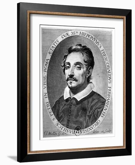 Girolamo Frescobaldi (1583 - 164) Was a Musician from Ferrara-Claude Mellan-Framed Giclee Print