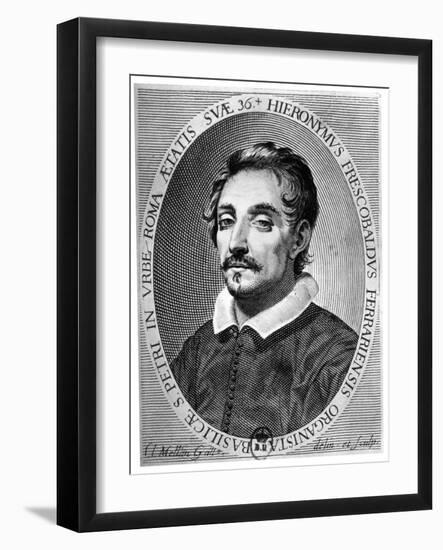 Girolamo Frescobaldi (1583 - 164) Was a Musician from Ferrara-Claude Mellan-Framed Giclee Print