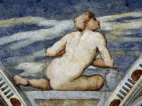 Male Nude, Detail of Frescoes-Girolamo Romanino-Framed Giclee Print