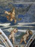 Rape of Ganymede and Putti, Mosaic Niches and Statues-Girolamo Romanino-Giclee Print