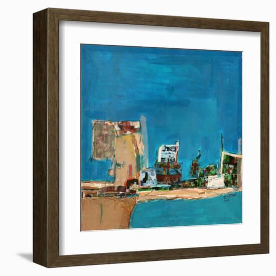 Gironde-Mohammed Jassim Al-Zubaidi-Framed Art Print