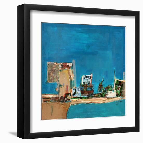 Gironde-Mohammed Jassim Al-Zubaidi-Framed Art Print