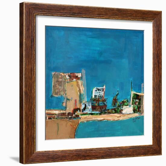 Gironde-Mohammed Jassim Al-Zubaidi-Framed Art Print