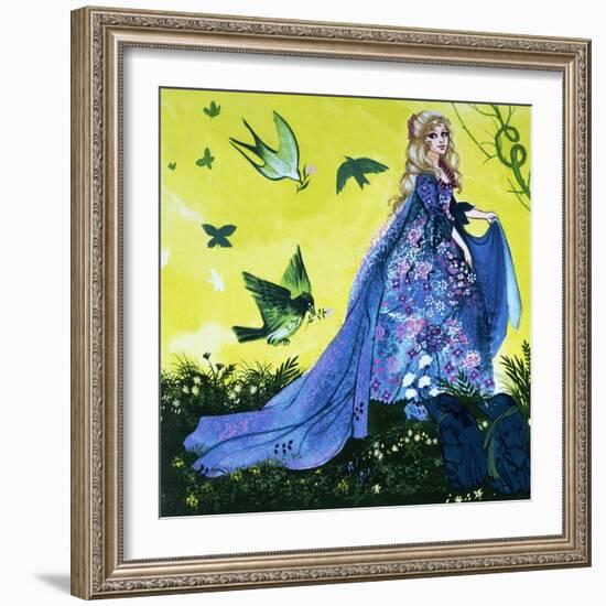 Giselle of the Woods-Gerry Embleton-Framed Giclee Print