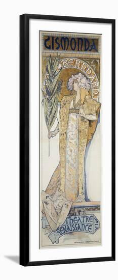 Gismonda, Theatre De La Renaissance, 1894-Alphonse Mucha-Framed Giclee Print