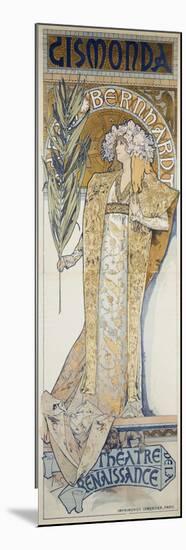 Gismonda, Theatre De La Renaissance, 1894-Alphonse Mucha-Mounted Giclee Print