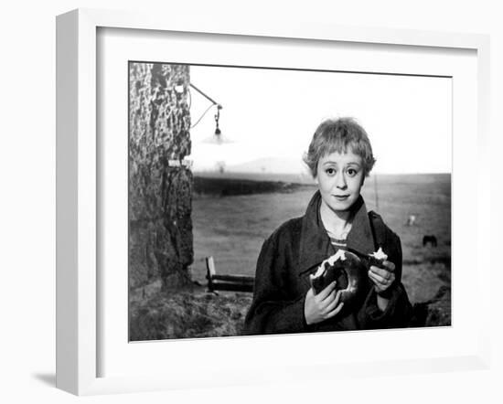 Giuletta Masina in 'La Strada', 1954-null-Framed Giclee Print