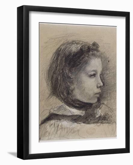 Giulia Bellelli, étude pour La famille Bellelli-Edgar Degas-Framed Giclee Print