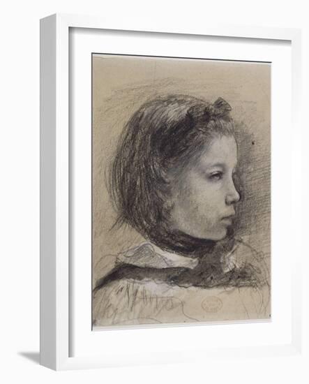 Giulia Bellelli, étude pour La famille Bellelli-Edgar Degas-Framed Giclee Print