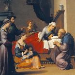 The Mystic Marriage of St Catherine of Alexandria-Giuliano Bugiardini-Giclee Print