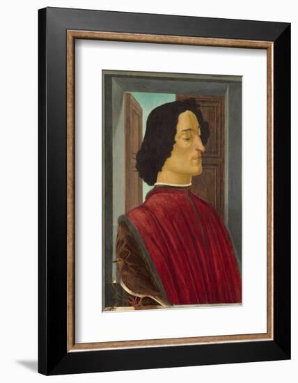 Giuliano de Medici, c. 1478-1480-Sandro Botticelli-Framed Art Print