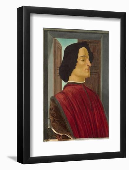 Giuliano de Medici, c. 1478-1480-Sandro Botticelli-Framed Art Print