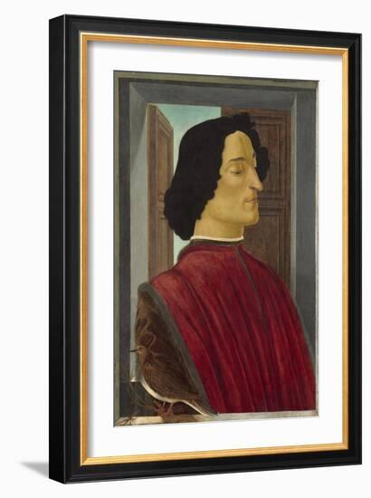 Giuliano de' Medici, c.1478-80-Sandro Botticelli-Framed Giclee Print