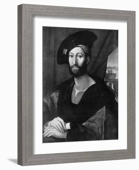 Giuliano De' Medici, Early 16th Century-Raphael-Framed Giclee Print