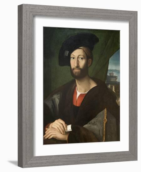 Giuliano Di Medici, Duke of Nemour-After Raphael-Framed Art Print